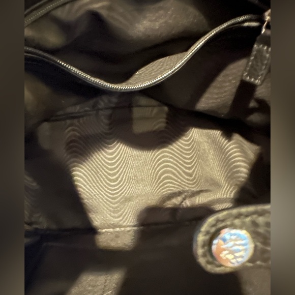 Brooks Brothers Black Genuine Leather Satchel Style Purse Shoulder Bag - Picture 7 of 14